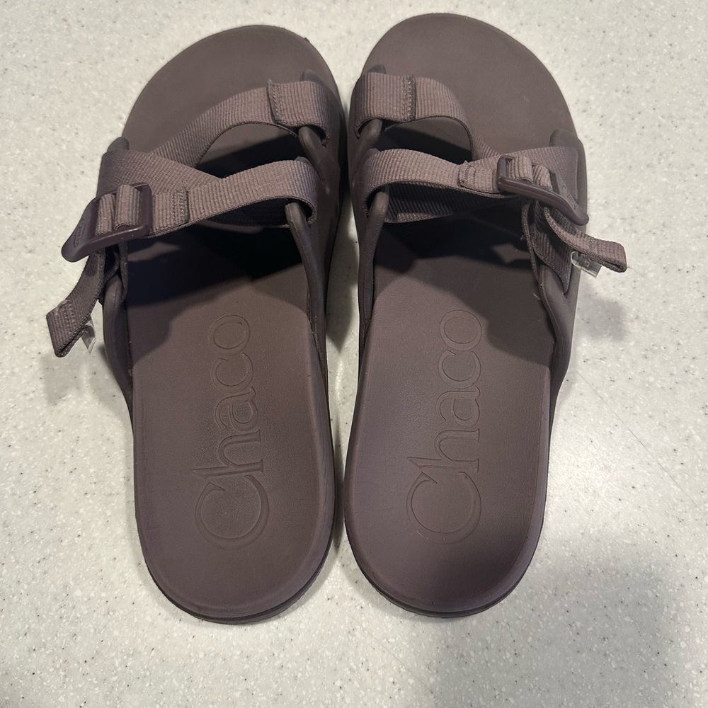 Chaco Women's Slide Sandals In Dusty Mauve View 6